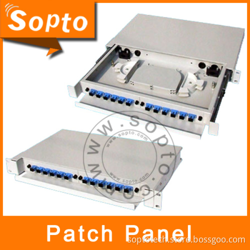 Fiber Optic Wall Type 12 Ports Network Patch Panel (SDF-12SCRD1)